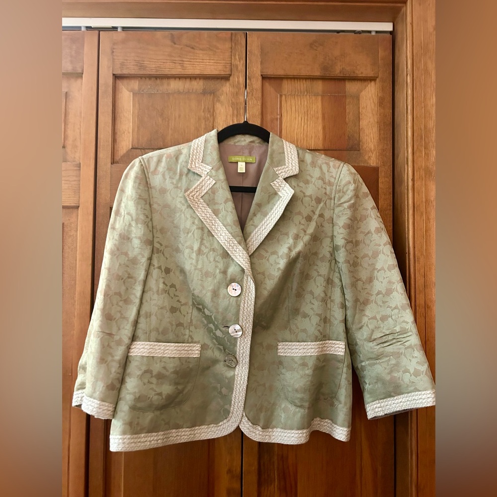 Sigrid Olsen Women’s Sz 10 Cottagecore Inspired Blazer - Office Appropriate